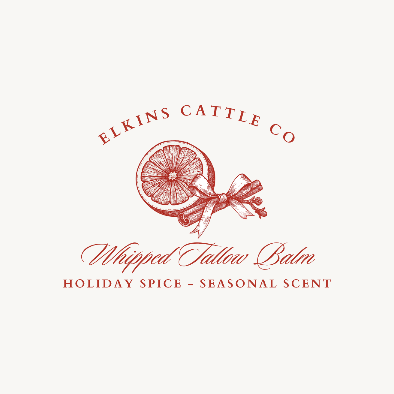 Preorder! Holiday Spice Tallow Balm