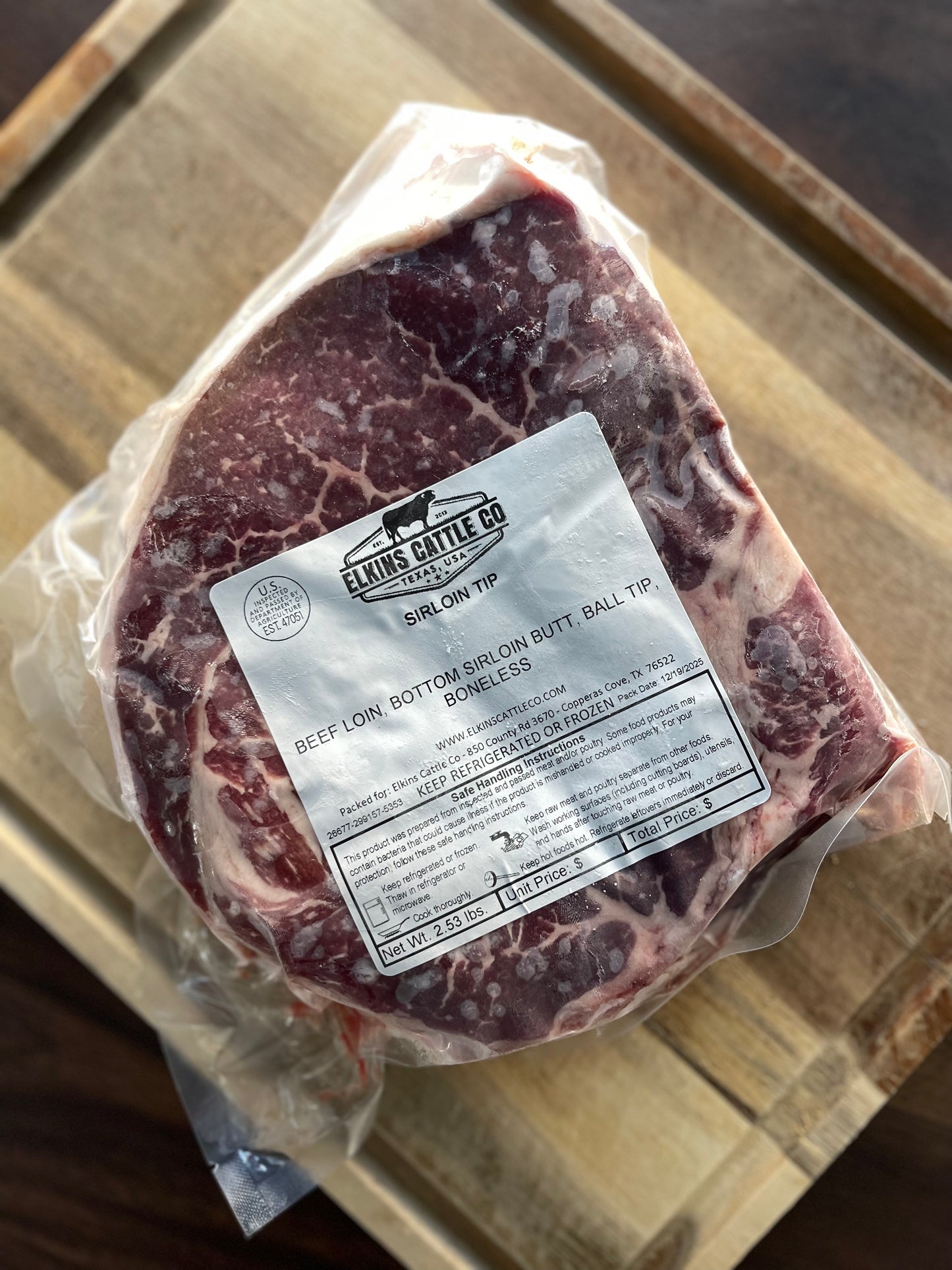 Grass-Fed Sirloin Tip Roast