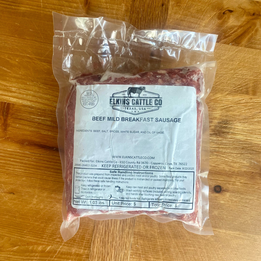 Grass-Fed Mild Breakfast Sausage