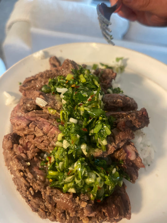 Craig's Beef Chimichurri Fajitas