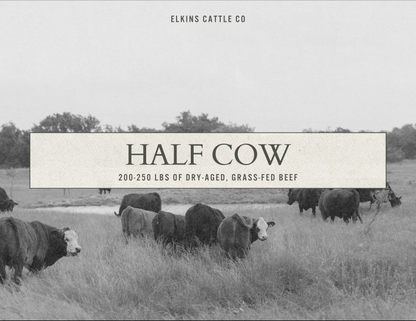 Grass-Fed & Finished Angus Half Cow