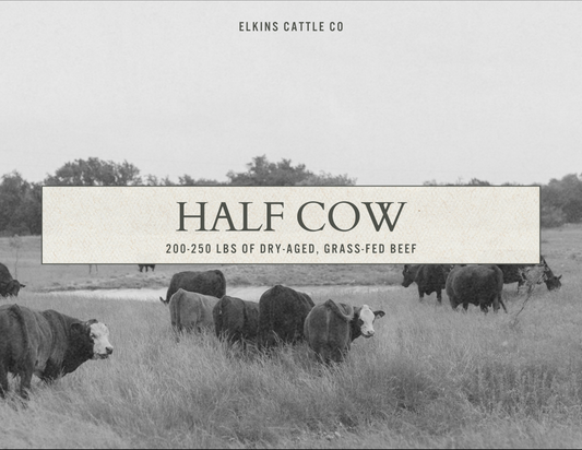 Grass-Fed & Finished Angus Half Cow