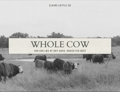 Grass-Fed & Finished Angus Whole Cow