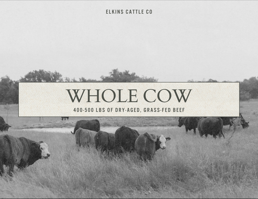 Grass-Fed & Finished Angus Whole Cow