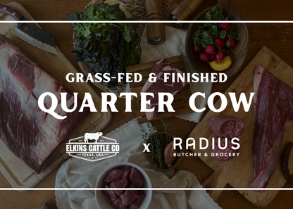 Grass-Fed Quarter Cow - Radius