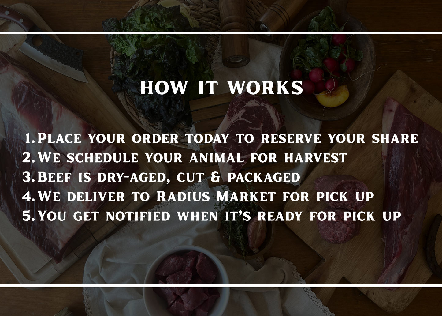 Grass-Fed Quarter Cow - Radius