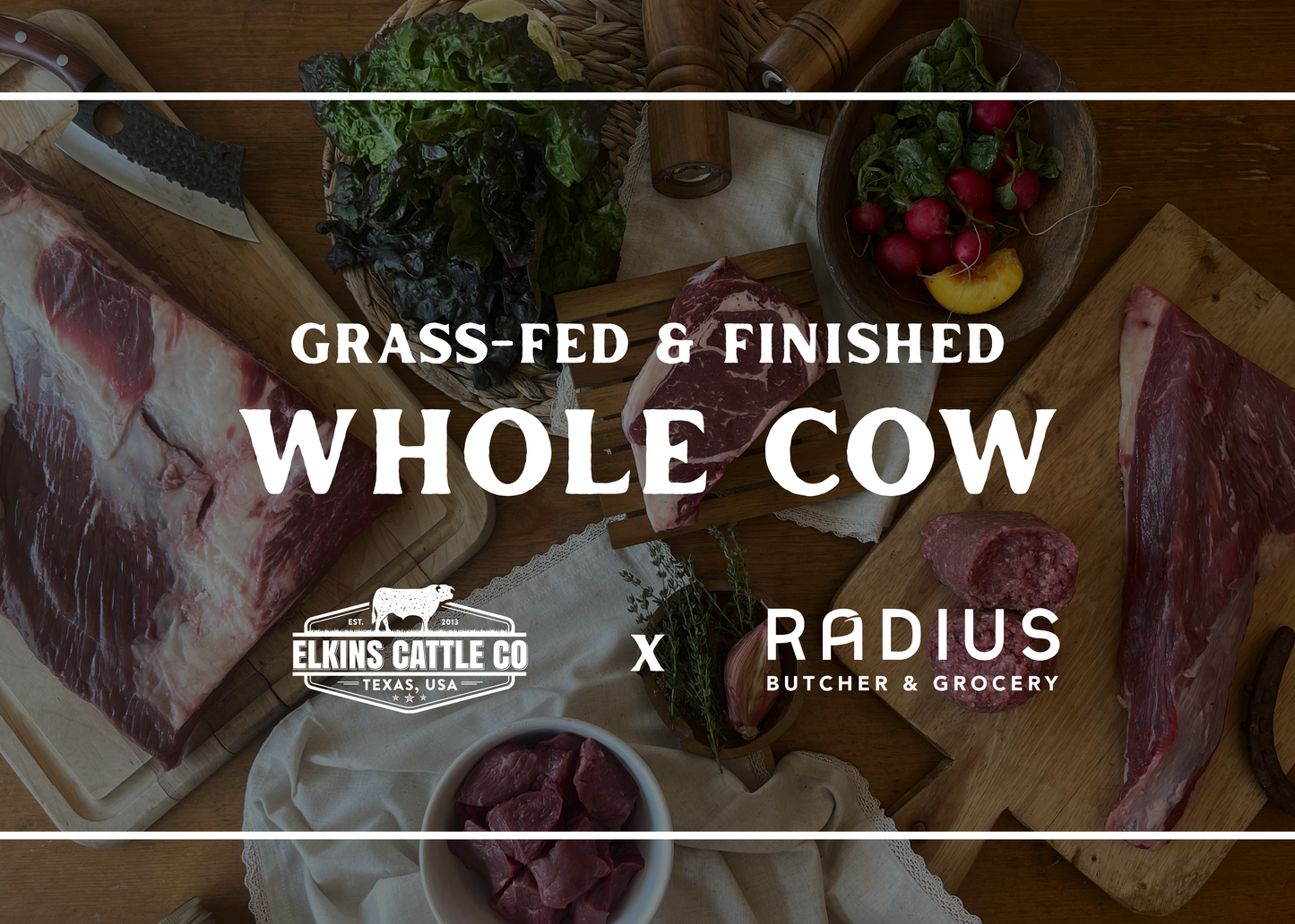 Grass-Fed Whole Cow - Radius