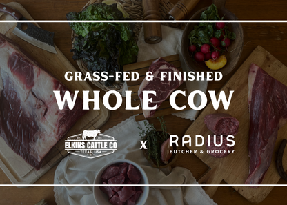 Grass-Fed Whole Cow - Radius