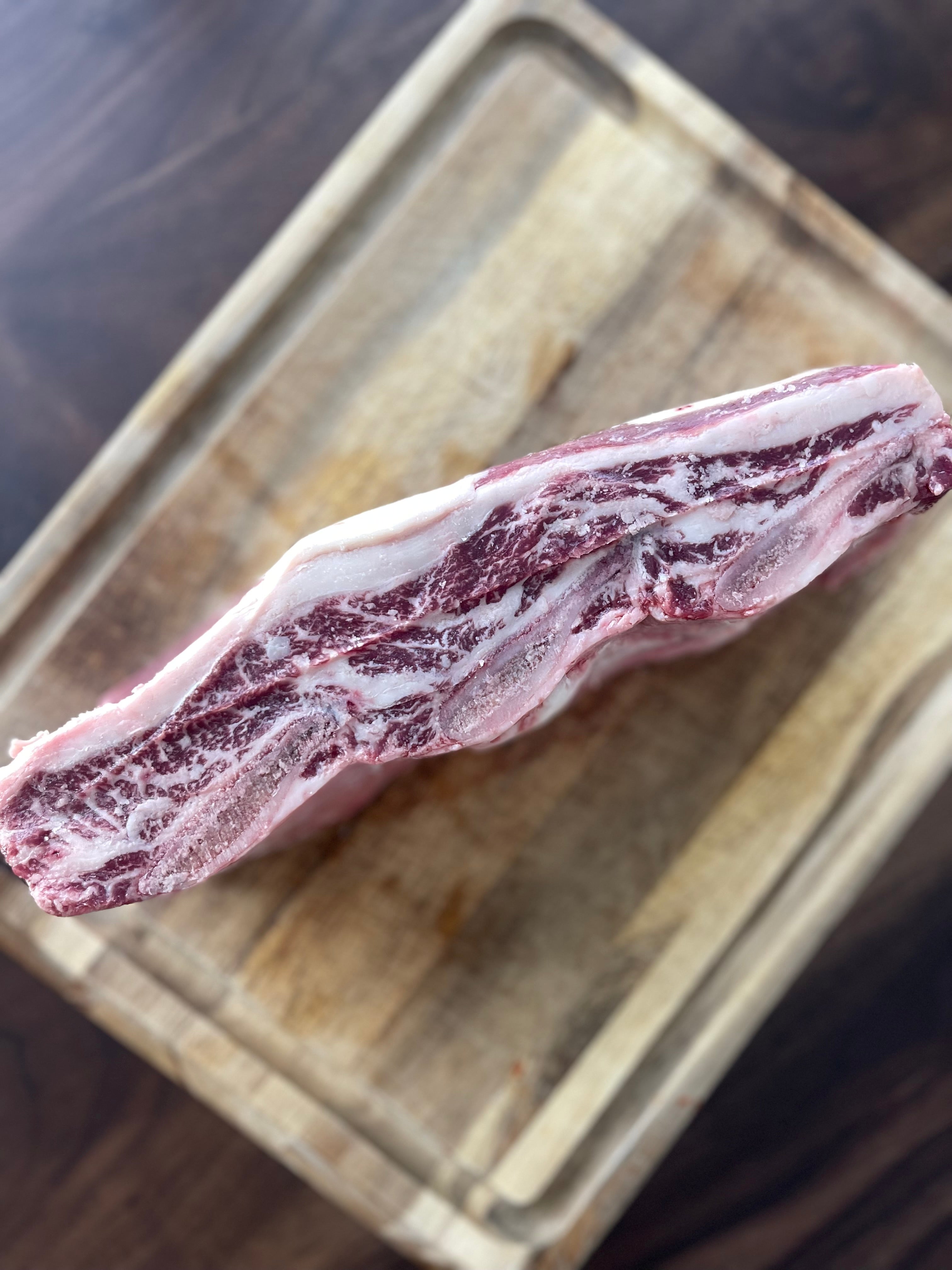Caddle Rib Cross Cut Short Ribs | Grass-Fed Beef Delivery – Elkins Cattle Co