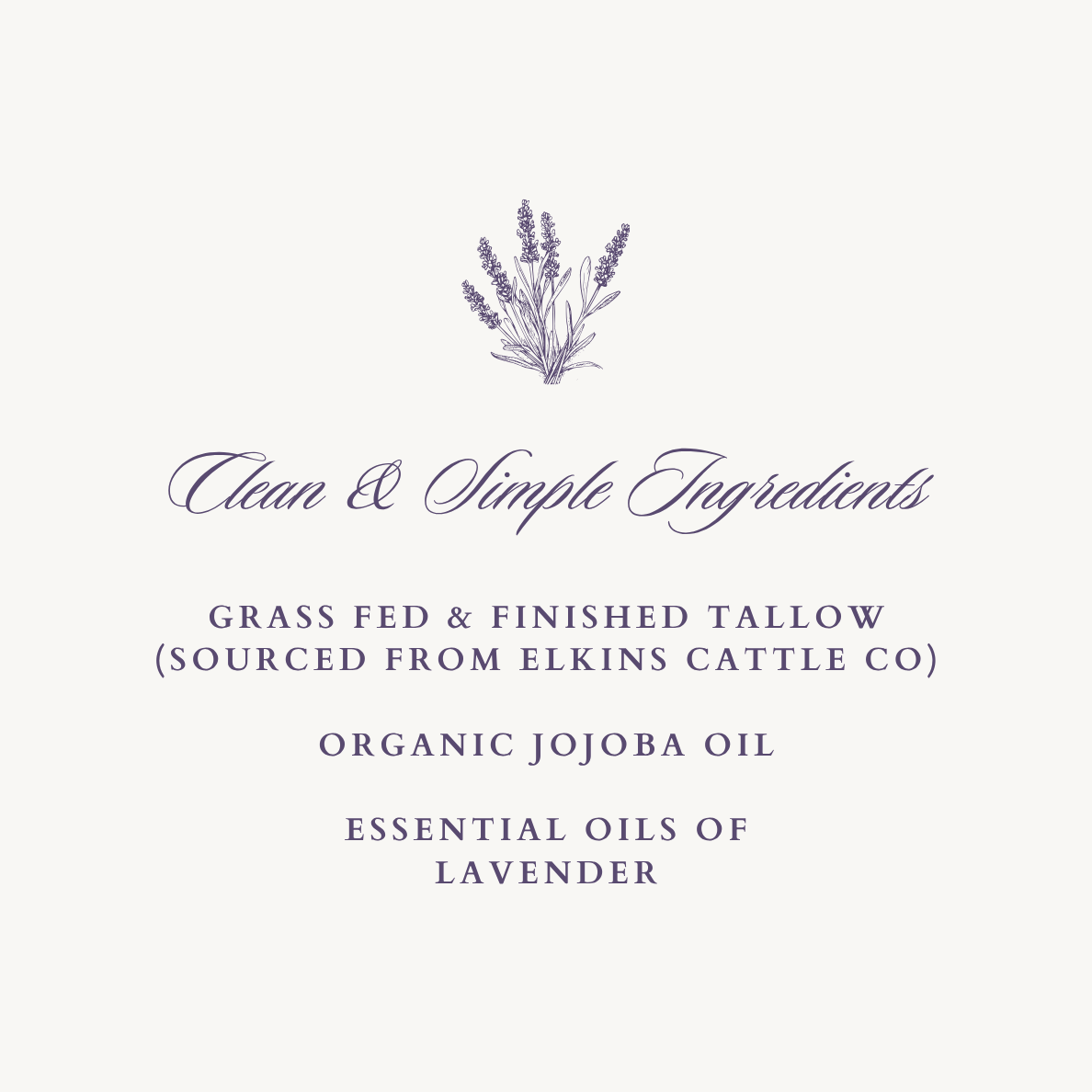 Lay Low- Lavender Tallow Balm 4 oz
