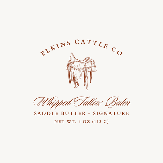 Saddle Butter Tallow Balm 4 oz
