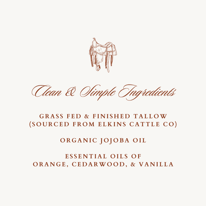 Saddle Butter Tallow Balm 4 oz