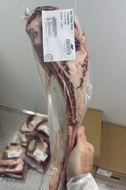 New! Grass-Fed Tomahawk Steak